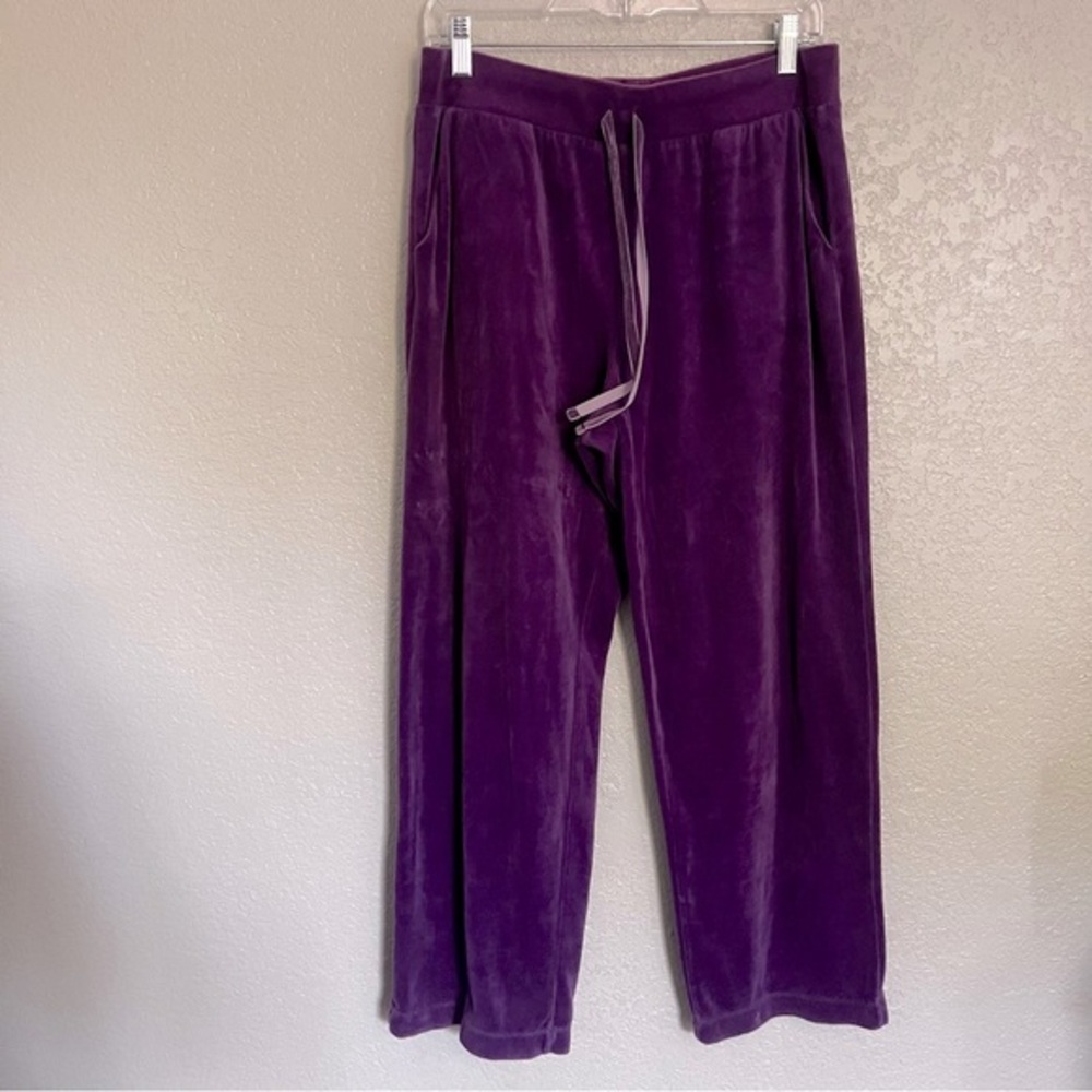 White Stag Velour Pants Women’s Purple Size M 8P-10P